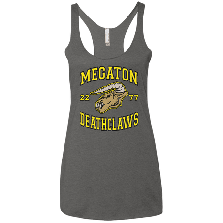 T-Shirts Premium Heather / X-Small Megaton Deathclaws Women's Triblend Racerback Tank