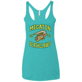 T-Shirts Tahiti Blue / X-Small Megaton Deathclaws Women's Triblend Racerback Tank