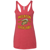 T-Shirts Vintage Red / X-Small Megaton Deathclaws Women's Triblend Racerback Tank