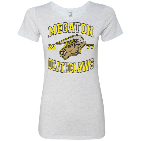 T-Shirts Heather White / Small Megaton Deathclaws Women's Triblend T-Shirt