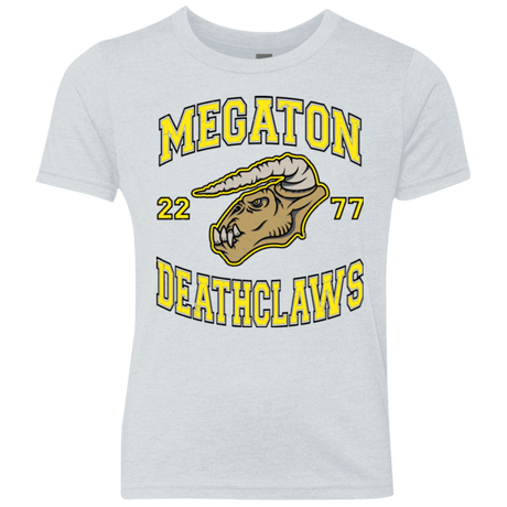 T-Shirts Heather White / YXS Megaton Deathclaws Youth Triblend T-Shirt