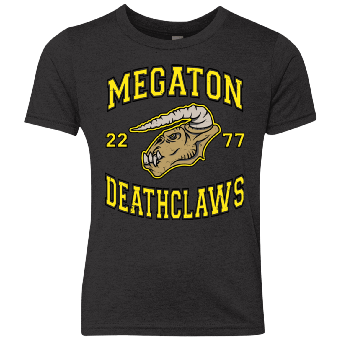 T-Shirts Vintage Black / YXS Megaton Deathclaws Youth Triblend T-Shirt