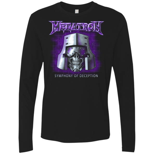 T-Shirts Black / Small Megatron Men's Premium Long Sleeve
