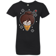 T-Shirts Black / YXS Mei Cone Girls Premium T-Shirt