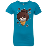 T-Shirts Turquoise / YXS Mei Cone Girls Premium T-Shirt