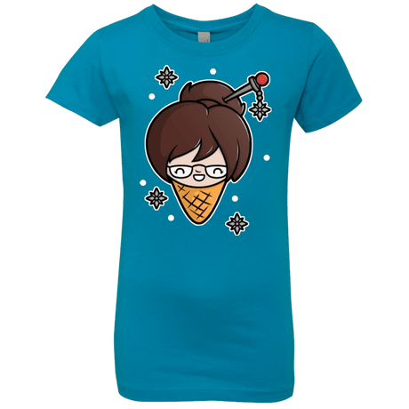 T-Shirts Turquoise / YXS Mei Cone Girls Premium T-Shirt