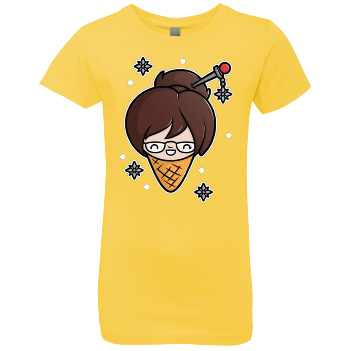 T-Shirts Vibrant Yellow / YXS Mei Cone Girls Premium T-Shirt