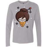 T-Shirts Heather Grey / Small Mei Cone Men's Premium Long Sleeve
