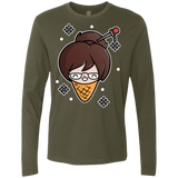 T-Shirts Military Green / Small Mei Cone Men's Premium Long Sleeve