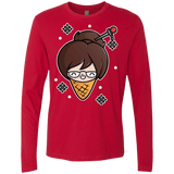 T-Shirts Red / Small Mei Cone Men's Premium Long Sleeve
