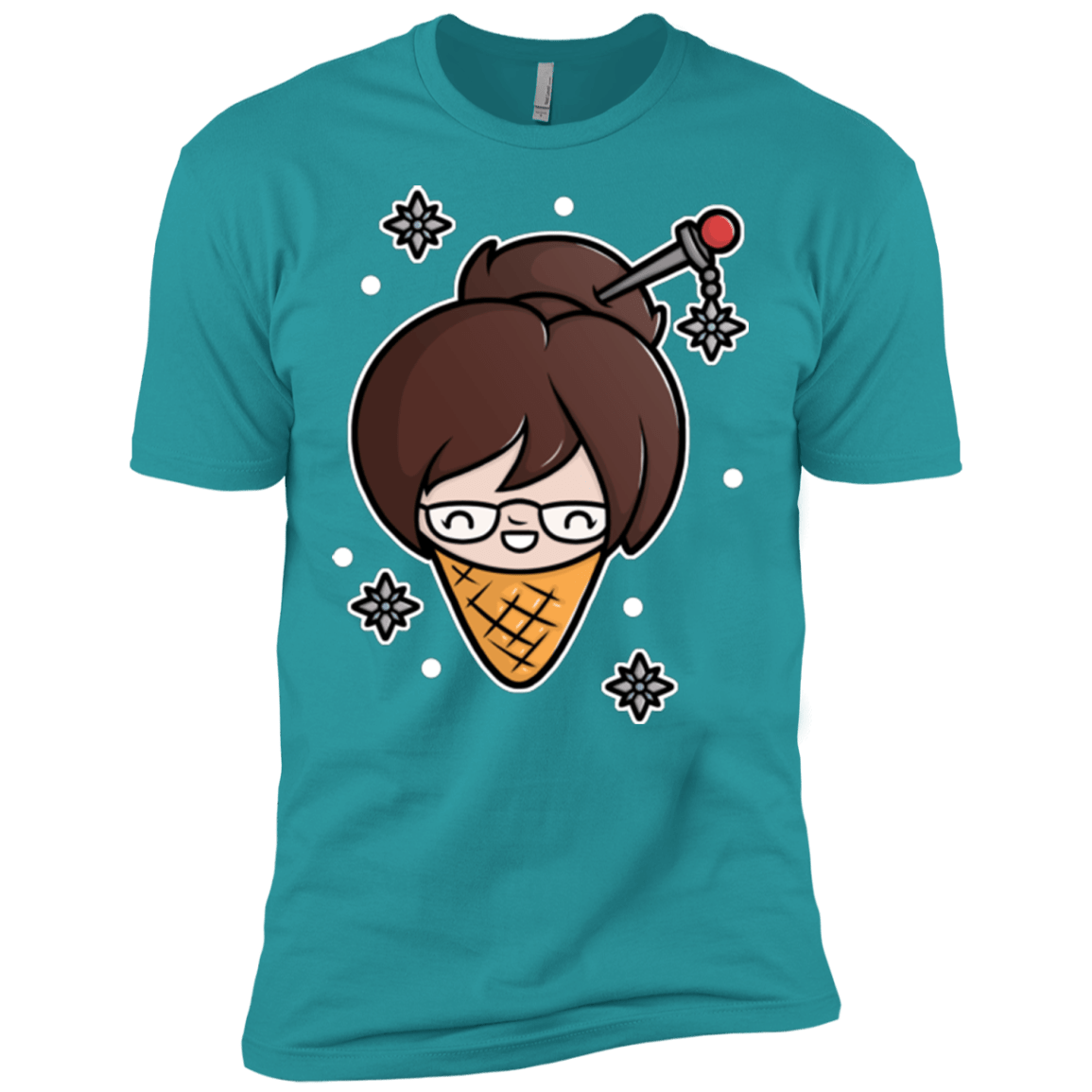 T-Shirts Tahiti Blue / X-Small Mei Cone Men's Premium T-Shirt