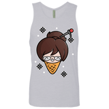 T-Shirts Heather Grey / Small Mei Cone Men's Premium Tank Top