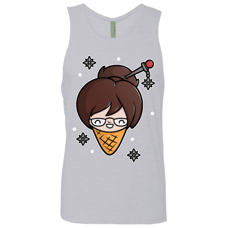 T-Shirts Heather Grey / Small Mei Cone Men's Premium Tank Top