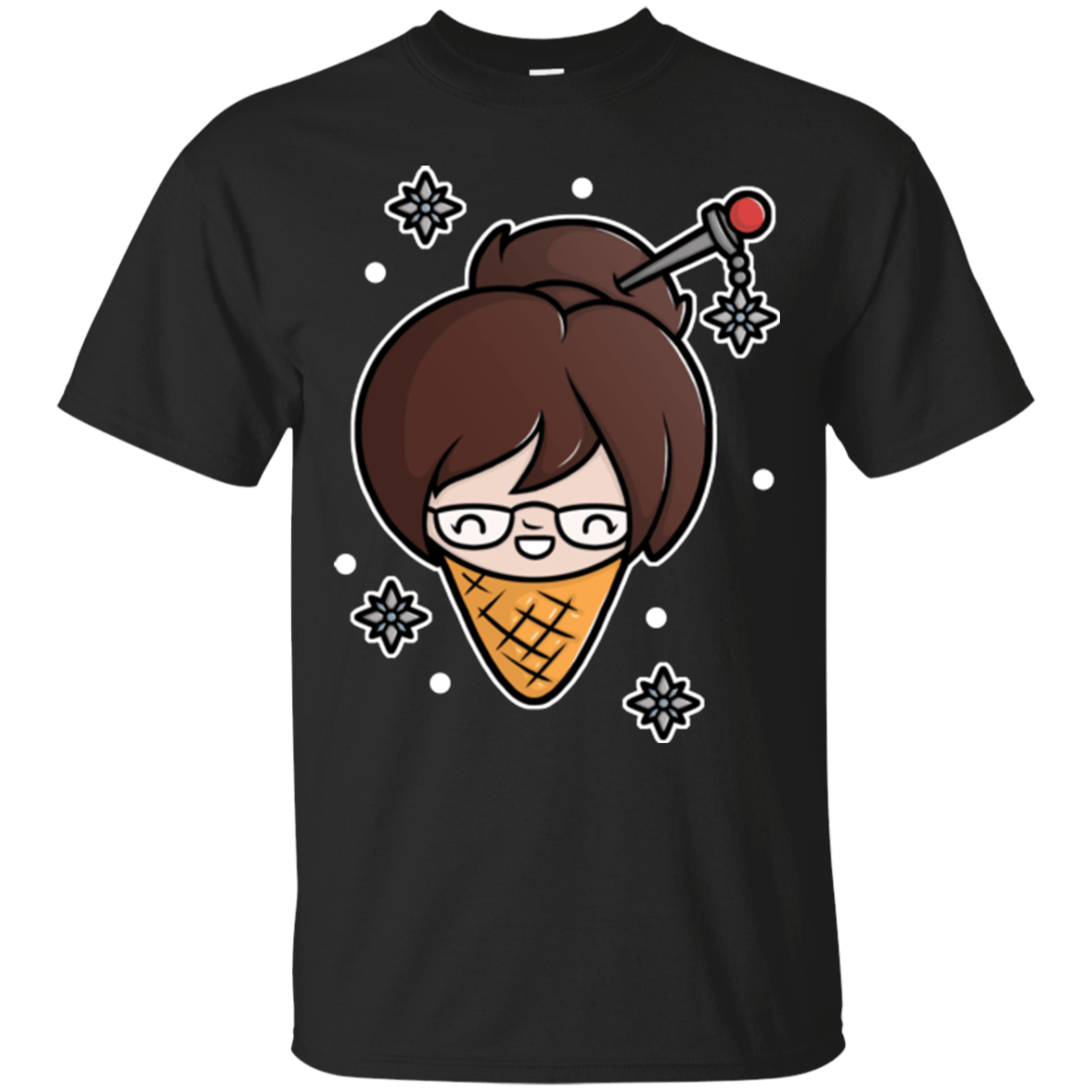 T-Shirts Black / Small Mei Cone T-Shirt