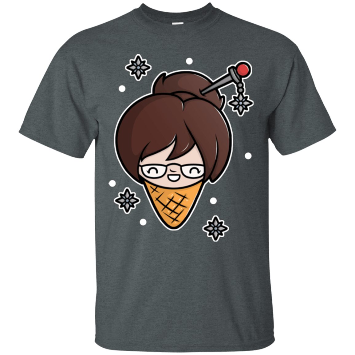 T-Shirts Dark Heather / Small Mei Cone T-Shirt