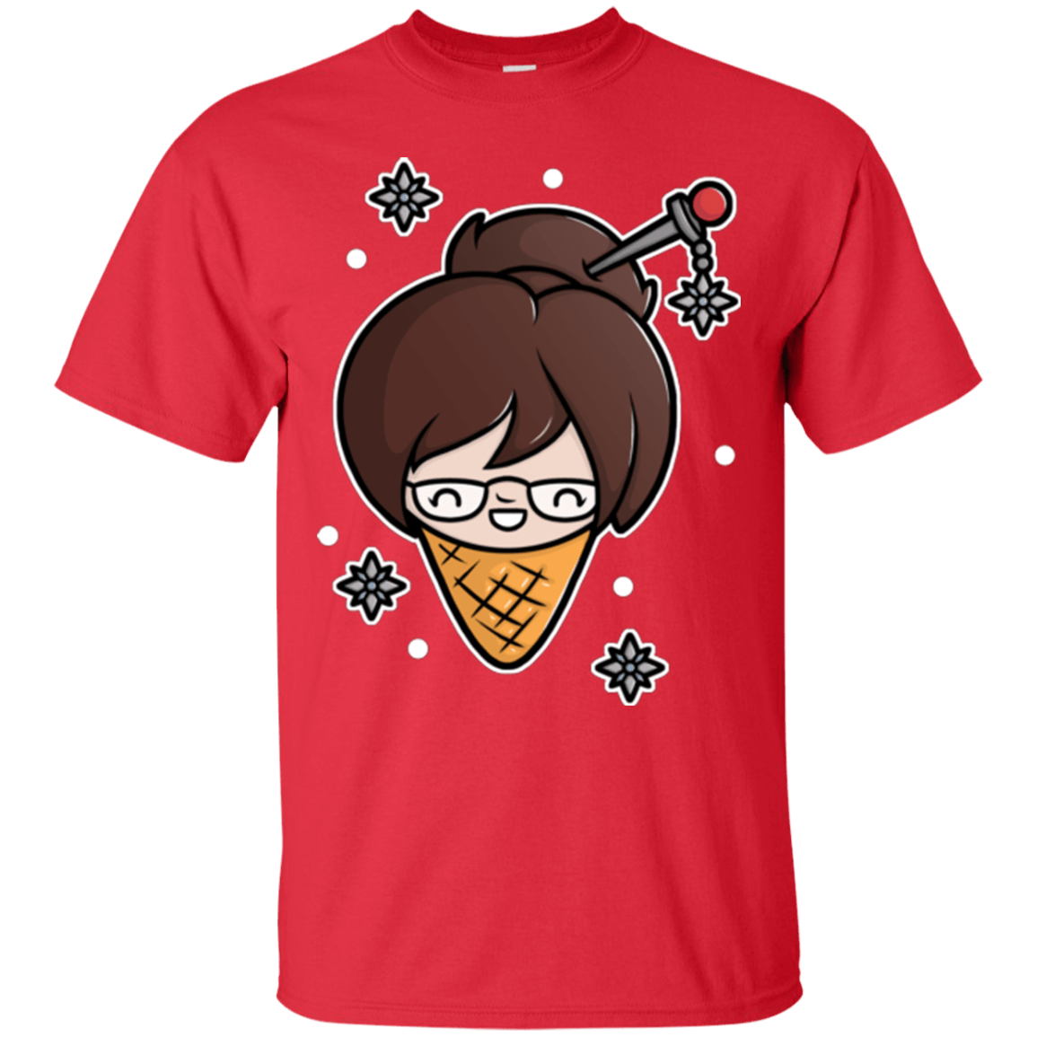 T-Shirts Red / Small Mei Cone T-Shirt