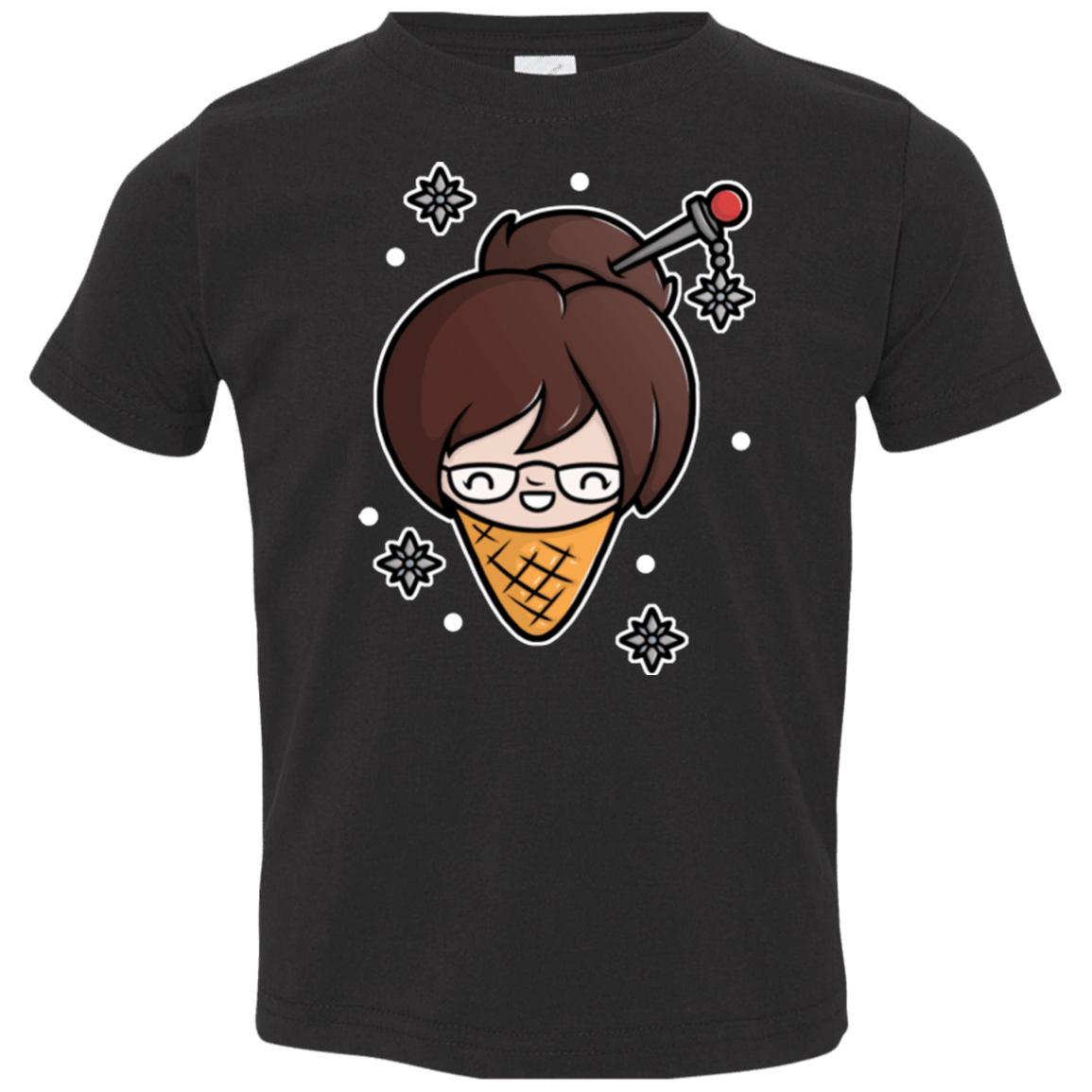 T-Shirts Black / 2T Mei Cone Toddler Premium T-Shirt