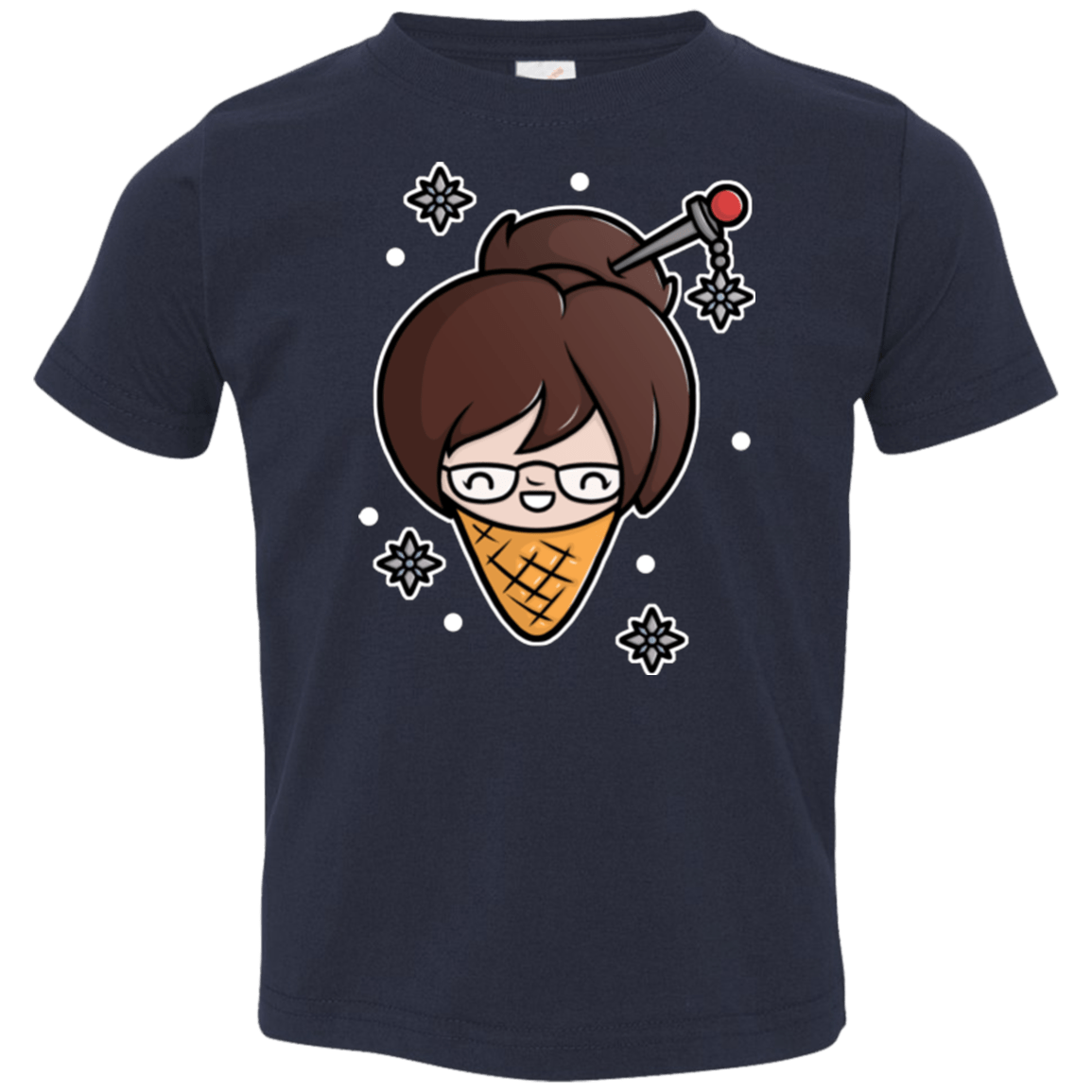 T-Shirts Navy / 2T Mei Cone Toddler Premium T-Shirt
