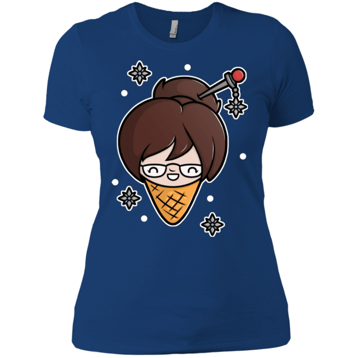 T-Shirts Royal / X-Small Mei Cone Women's Premium T-Shirt