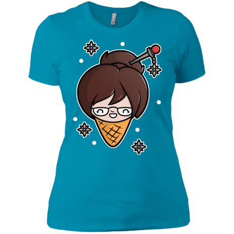 T-Shirts Turquoise / X-Small Mei Cone Women's Premium T-Shirt