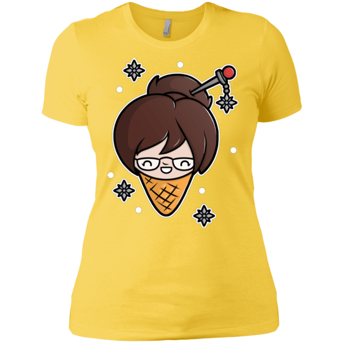 T-Shirts Vibrant Yellow / X-Small Mei Cone Women's Premium T-Shirt
