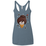 T-Shirts Indigo / X-Small Mei Cone Women's Triblend Racerback Tank