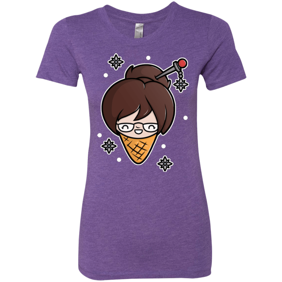 T-Shirts Purple Rush / Small Mei Cone Women's Triblend T-Shirt