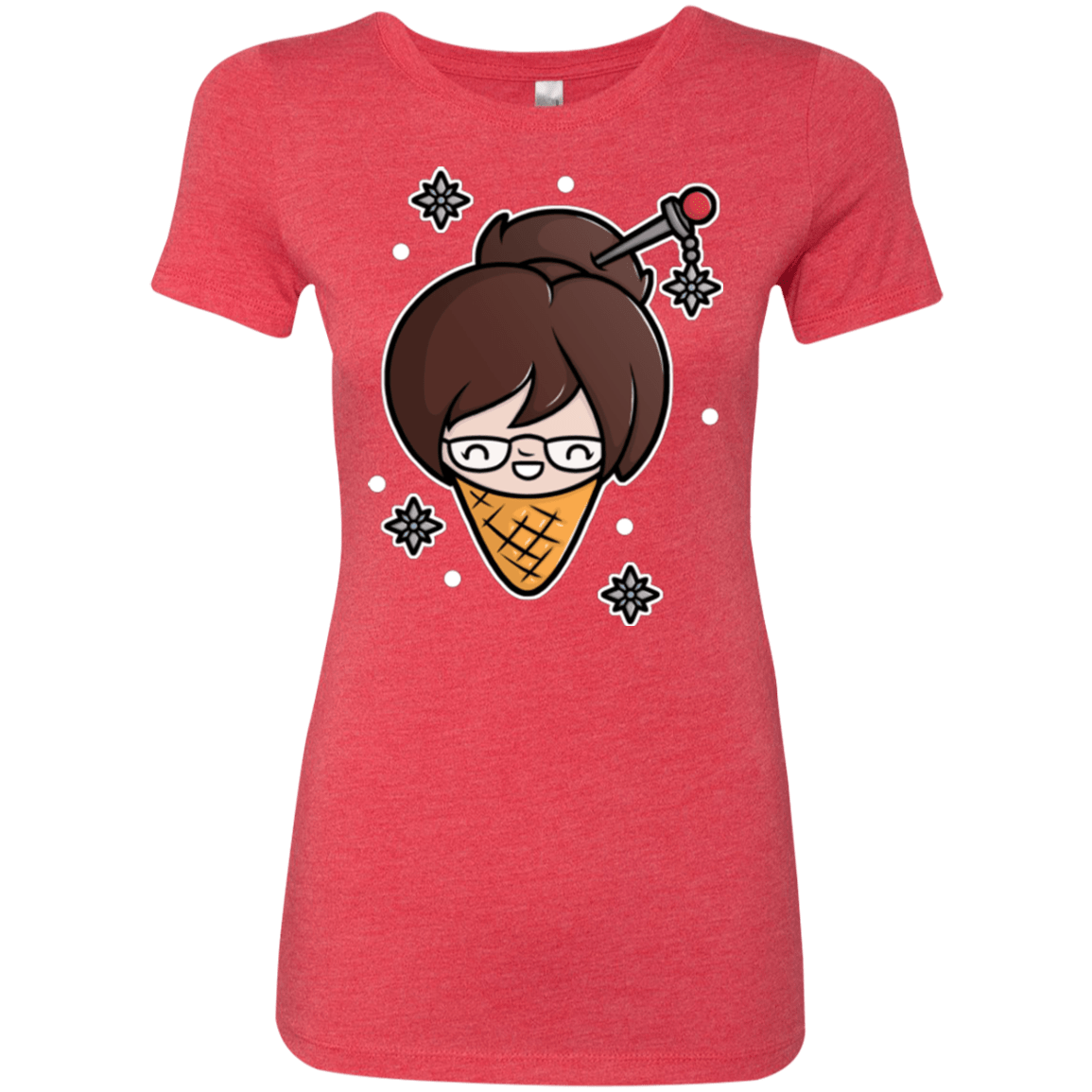 T-Shirts Vintage Red / Small Mei Cone Women's Triblend T-Shirt