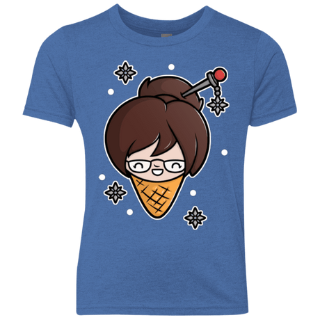 T-Shirts Vintage Royal / YXS Mei Cone Youth Triblend T-Shirt