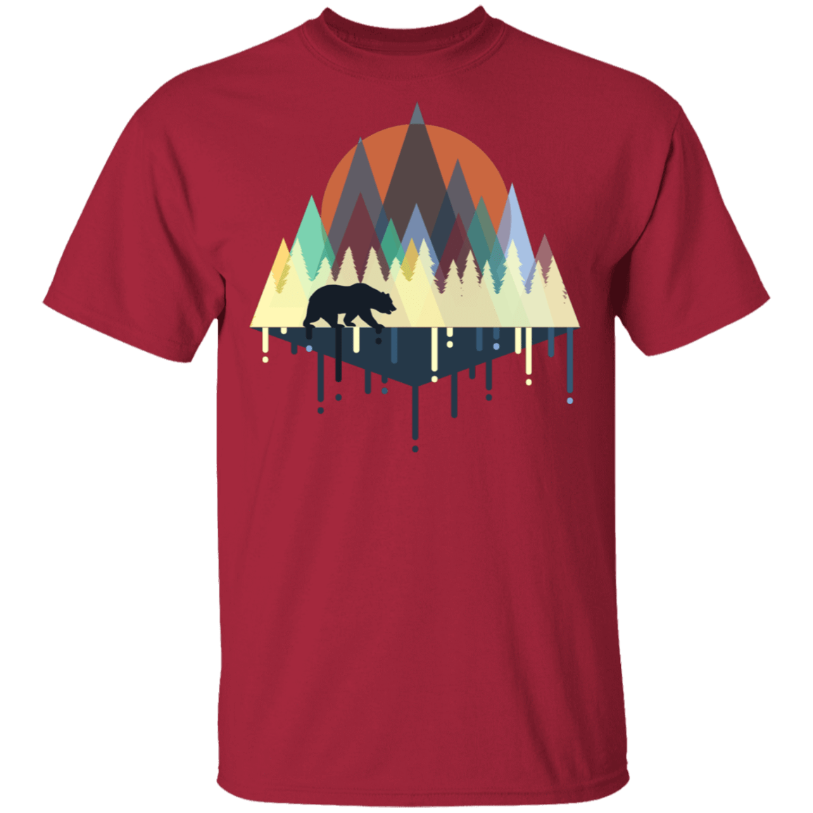 T-Shirts Cardinal / S Melting Bear T-Shirt