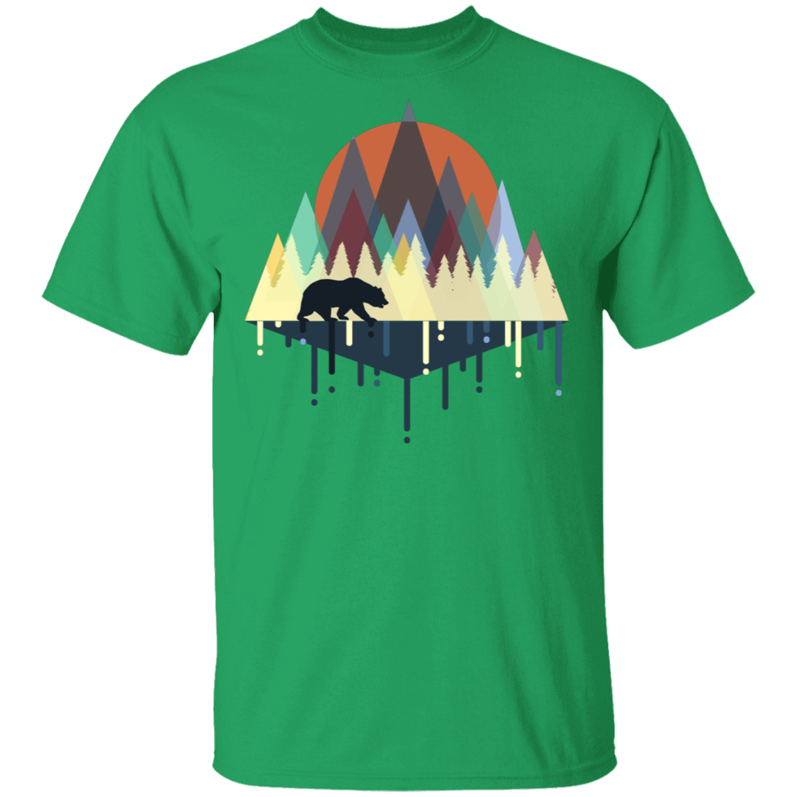 T-Shirts Irish Green / S Melting Bear T-Shirt