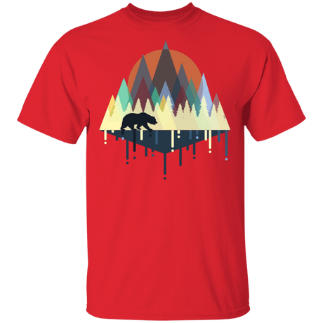 T-Shirts Red / S Melting Bear T-Shirt