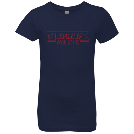 T-Shirts Midnight Navy / YXS Member When Girls Premium T-Shirt