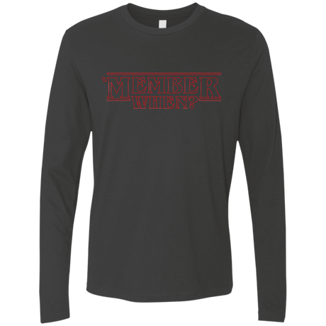 T-Shirts Heavy Metal / Small Member When Men's Premium Long Sleeve