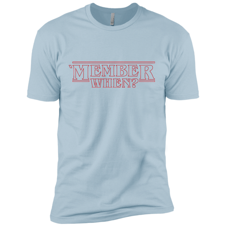 T-Shirts Light Blue / X-Small Member When Men's Premium T-Shirt