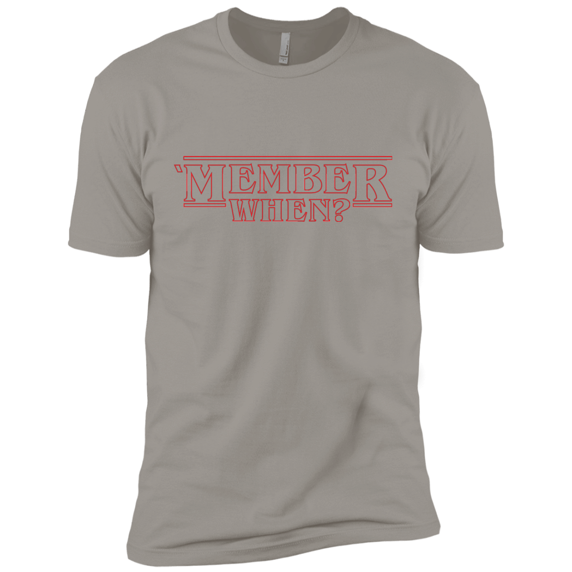 T-Shirts Light Grey / X-Small Member When Men's Premium T-Shirt