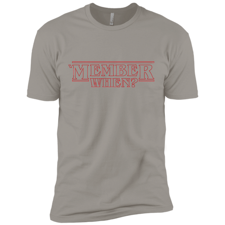 T-Shirts Light Grey / X-Small Member When Men's Premium T-Shirt