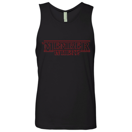 T-Shirts Black / Small Member When Men's Premium Tank Top