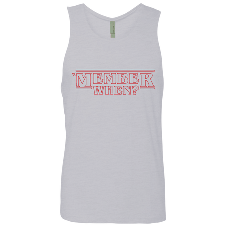 T-Shirts Heather Grey / Small Member When Men's Premium Tank Top