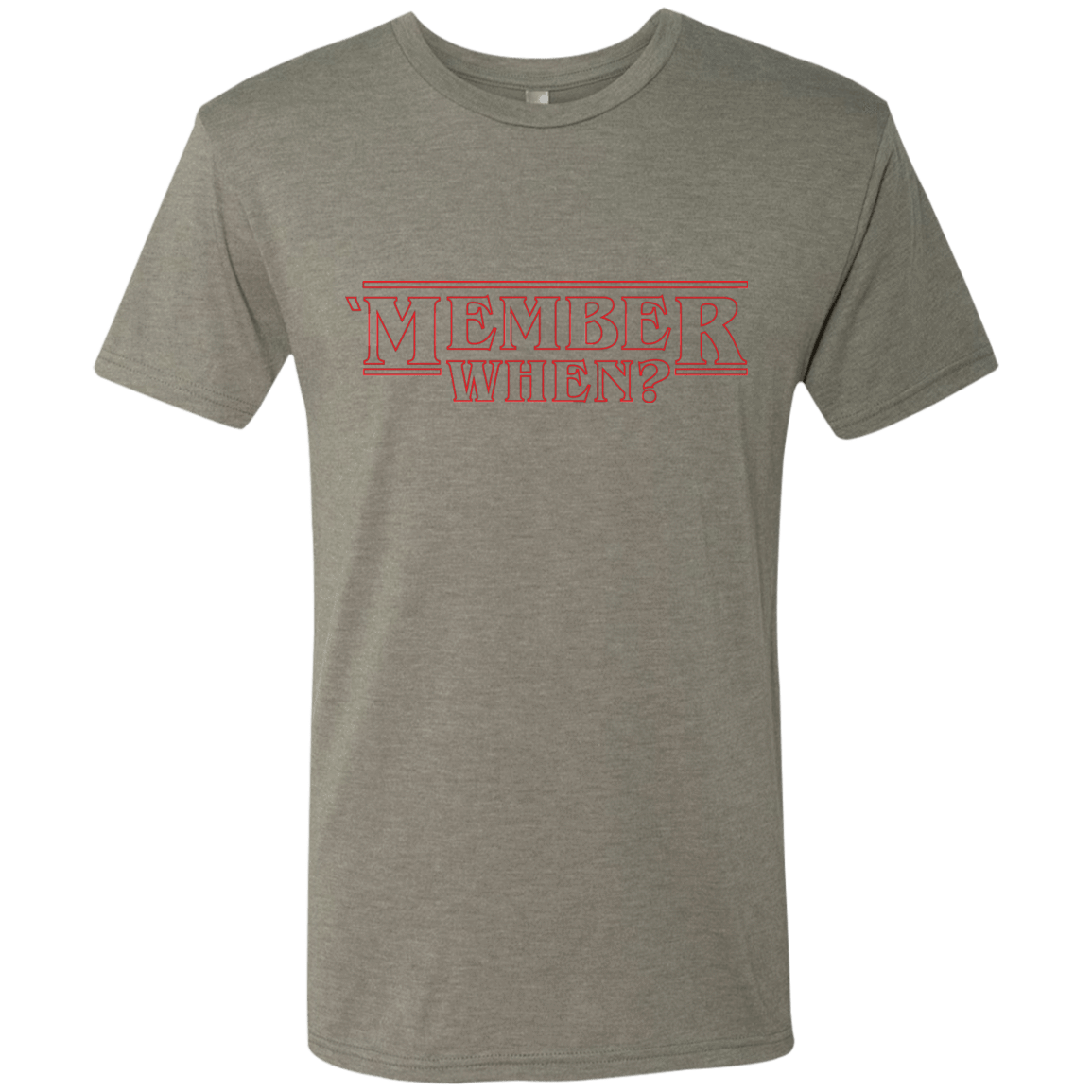 T-Shirts Venetian Grey / Small Member When Men's Triblend T-Shirt