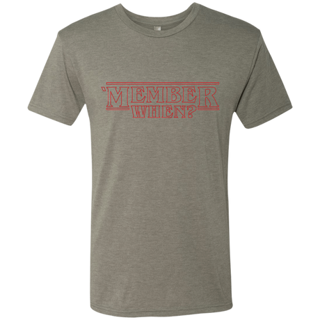 T-Shirts Venetian Grey / Small Member When Men's Triblend T-Shirt