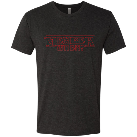 T-Shirts Vintage Black / Small Member When Men's Triblend T-Shirt