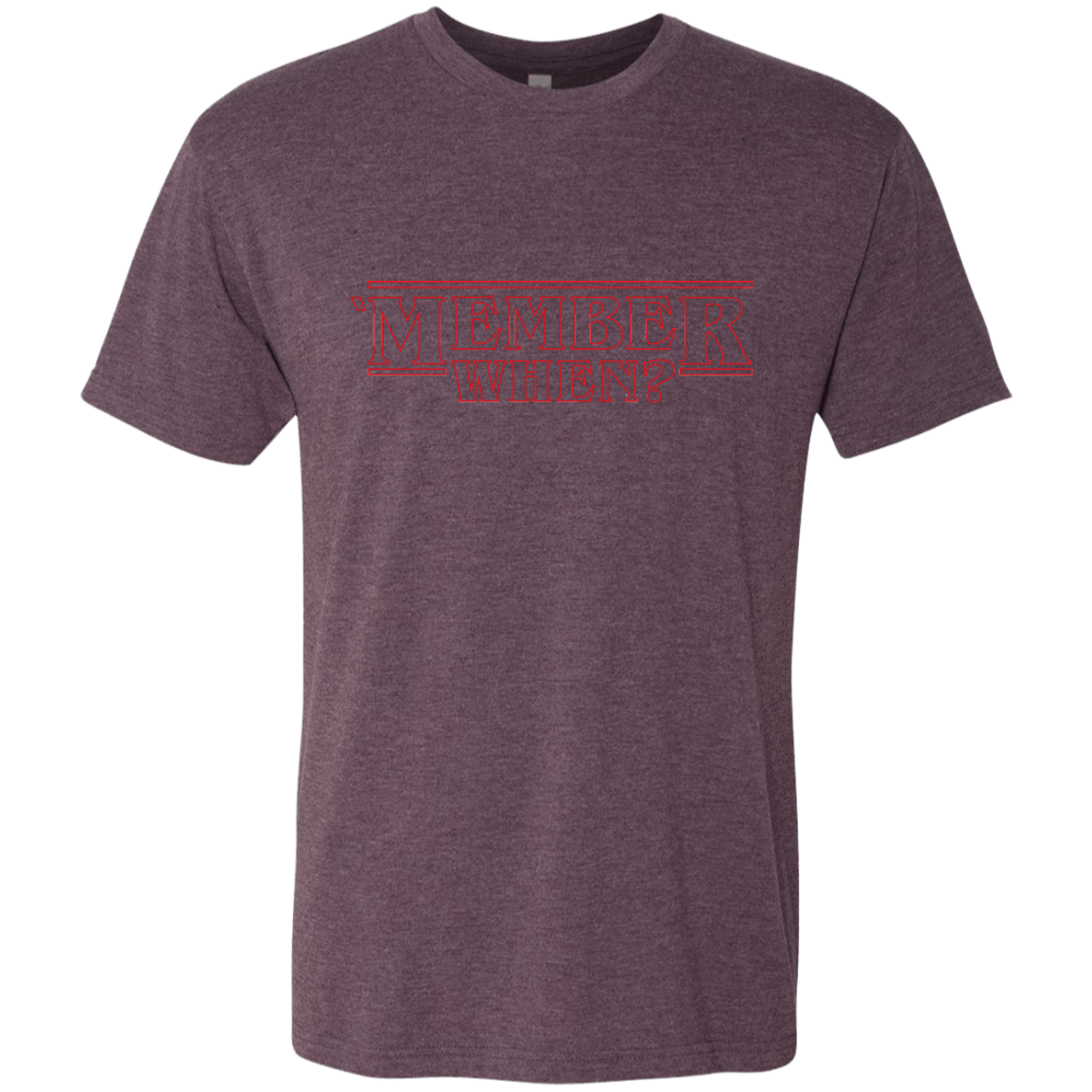 T-Shirts Vintage Purple / Small Member When Men's Triblend T-Shirt