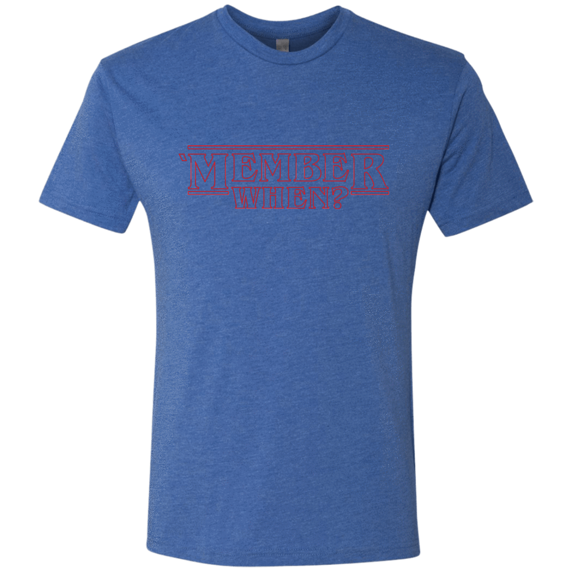 T-Shirts Vintage Royal / Small Member When Men's Triblend T-Shirt