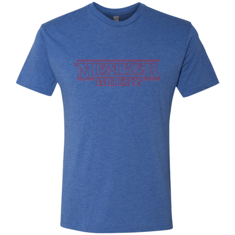 T-Shirts Vintage Royal / Small Member When Men's Triblend T-Shirt