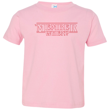 T-Shirts Pink / 2T Member When Toddler Premium T-Shirt