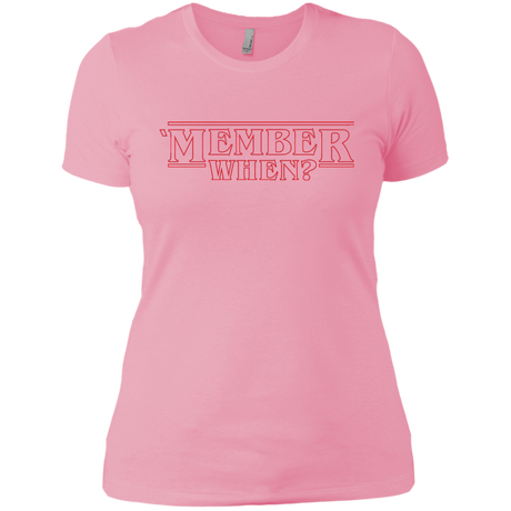 T-Shirts Light Pink / X-Small Member When Women's Premium T-Shirt