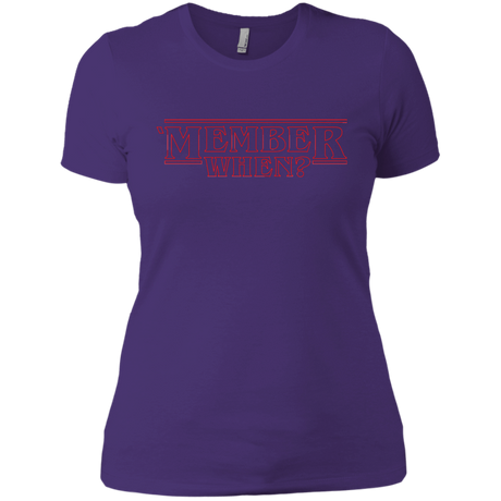 T-Shirts Purple / X-Small Member When Women's Premium T-Shirt