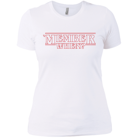 T-Shirts White / X-Small Member When Women's Premium T-Shirt