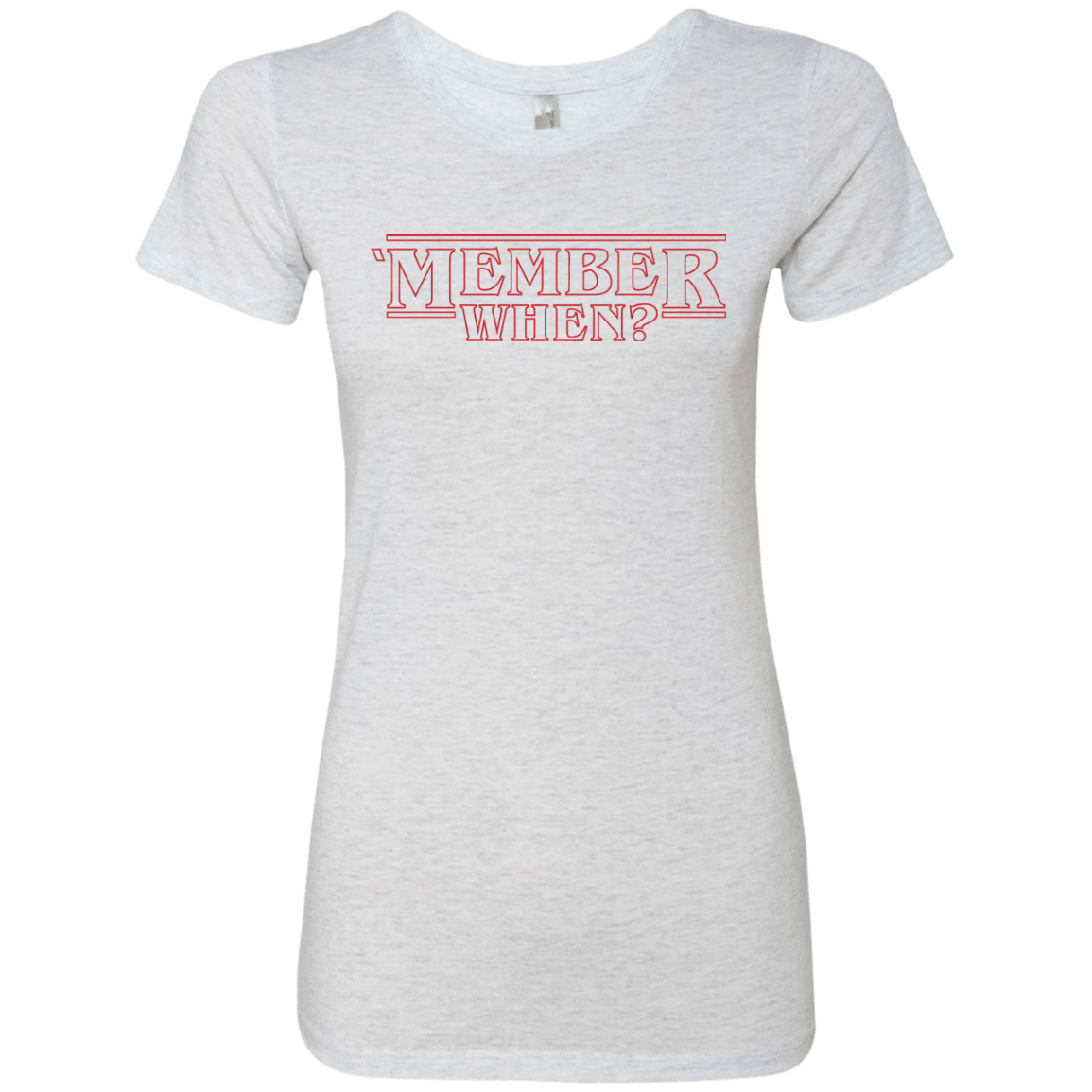 T-Shirts Heather White / Small Member When Women's Triblend T-Shirt